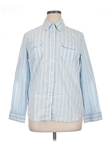 Jones New York Sport Long Sleeve Button-Down Shirt (view 1)