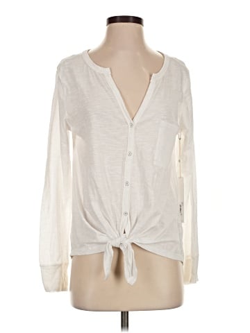Caslon Long Sleeve Henley (view 1)