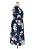 Ouges Floral Blue Casual Dress Size XXL - photo 4
