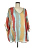 Adrienne Teal 3/4 Sleeve Blouse Size M - photo 1