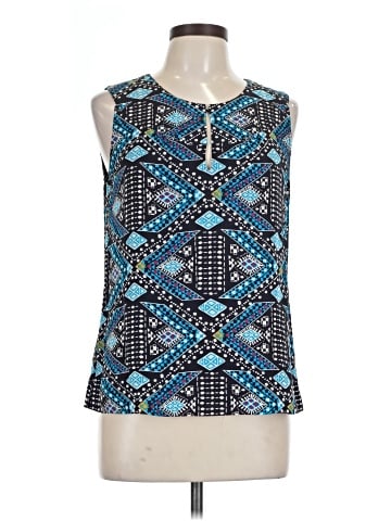 Tory Burch Sleeveless Silk Top (view 1)