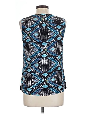 Tory Burch Sleeveless Silk Top (view 2)
