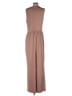 Cider Solid Brown Jumpsuit Size 0X - photo 2