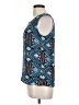 Tory Burch 100% Silk Blue Sleeveless Silk Top Size 12 - photo 5