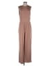 Cider Solid Brown Jumpsuit Size 0X - photo 1
