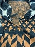 Unbranded 100% Polyester Houndstooth Brown Pullover Sweater Size L (estimated) - photo 5