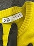 Zara Yellow Pullover Sweater Size M - photo 7