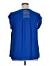 Daniel Rainn Blue Short Sleeve Blouse Size 1X - photo 2
