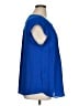 Daniel Rainn Blue Short Sleeve Blouse Size 1X - photo 4
