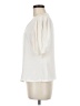 Elodie 100% Polyester Ivory Short Sleeve Blouse Size M - photo 5