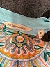 Soft Surroundings Teal 3/4 Sleeve Blouse Size XS - photo 7