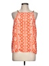 Lilly Pulitzer 100% Polyester Orange Sleeveless Blouse Size 12 - photo 1