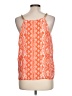 Lilly Pulitzer 100% Polyester Orange Sleeveless Blouse Size 12 - photo 2