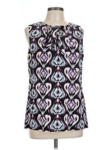 Tory Burch Sleeveless Silk Top (view 1)