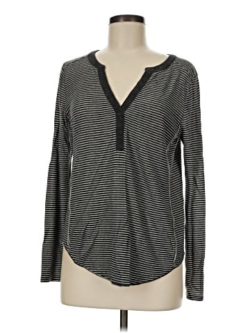 Akemi + Kin Long Sleeve Henley (view 1)
