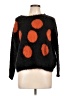 Lumiere 100% Acrylic Polka Dots Black Pullover Sweater Size L - photo 1