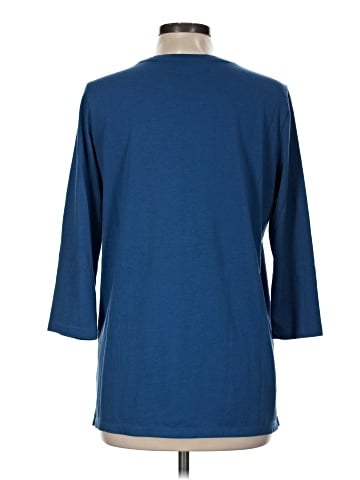 Lands' End 3/4 Sleeve T-Shirt (view 2)