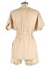 Venti6 100% Lyocell Solid Tan Romper Size S - photo 2
