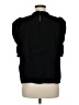 Ann Taylor LOFT 100% Polyester Black Sleeveless Blouse Size M - photo 2