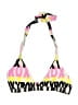 Unbranded 100% Polyester Print Pink Swimsuit Top Size XS - photo 1
