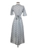 Bobeau 100% Polyester Paisley Gray Casual Dress Size S - photo 2