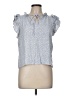 Fate Blue Short Sleeve Blouse Size M - photo 1
