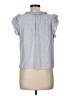 Fate Blue Short Sleeve Blouse Size M - photo 2