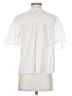 Hinge 100% Polyester White Short Sleeve Blouse Size S - photo 2