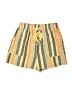 Shein Stripes Yellow Board Shorts Size 4 - photo 1