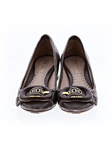 Prada Vintage Leather Block Heels (view 2)