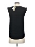 J.Crew 100% Polyester Black Sleeveless Blouse Size 00 - photo 2