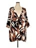 Suzanne Betro Brown Kimono Size 2X - photo 1