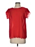 Papermoon 100% Polyester Red Short Sleeve Blouse Size S - photo 1