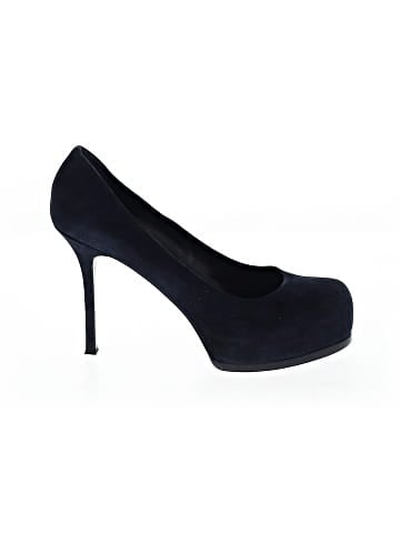 Yves Saint Laurent Suede Tribtoo Pumps (view 1)