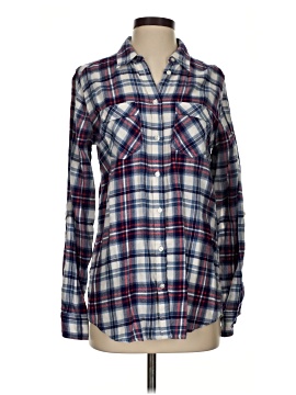 Express Outlet Long Sleeve Button Down Shirt