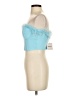 Superdown Blue Sleeveless Top Size S - photo 5