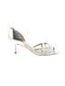 Nina Metallic Silver Heels Size 9 1/2 - photo 1