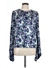 AMUR Blue Long Sleeve Blouse Size L - photo 1