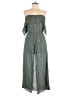 Illa Illa Solid Green Jumpsuit Size M - photo 1