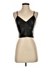 Aqua 100% Polyester Black Sleeveless Top Size S - photo 1