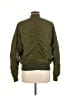 Topshop 100% Polyester Solid Green Jacket Size 6 - photo 2