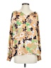 CAbi 100% Polyester Yellow Long Sleeve Blouse Size S - photo 1
