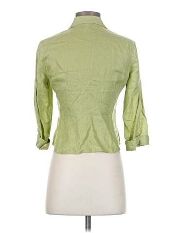 AK Anne Klein 3/4 Sleeve Button-Down Shirt (view 2)