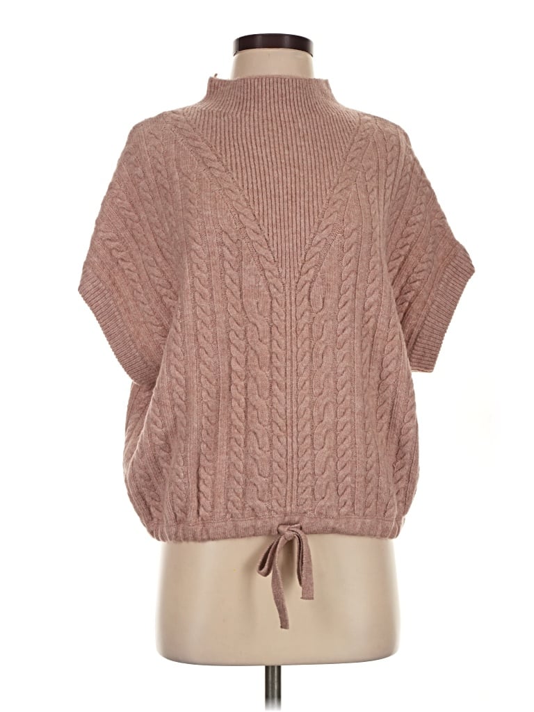 Express Poncho In Tan