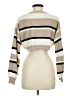 Shein 100% Acrylic Stripes Tan Pullover Sweater Size M - photo 2