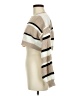 Shein 100% Acrylic Stripes Tan Pullover Sweater Size M - photo 5
