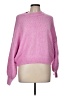 Pink Rose 100% Polyester Pink Pullover Sweater Size M - photo 1
