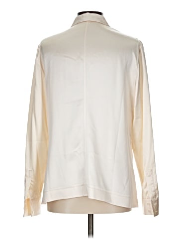 Sigrid Olsen Long Sleeve Silk Top (view 2)