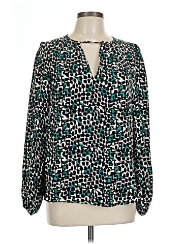 Alice & Trixie Long Sleeve Silk Top (view 1)