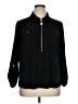 T Tahari Black Long Sleeve Polo Size 1X - photo 1